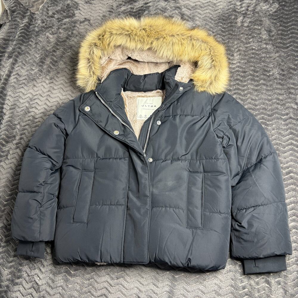 Abercrombie & Fitch Kids Ultra Puffer Jacket black size 7/8 NWT